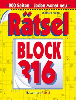 Rätselblock 316 (5 Exemplare à 2,99 EUR)