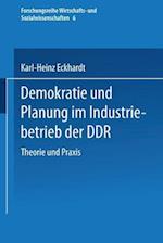 Demokratie und Planung im Industriebetrieb der DDR
