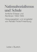 Nationalsozialismus und Schule