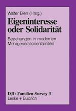 Eigeninteresse Oder Solidariteat