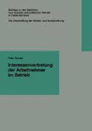 Interessenvertretung der Arbeitnehmer im Betrieb