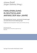 Familienbildung in Deutschland Anfang der 90er Jahre
