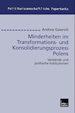 Minderheiten im Transformations- und Konsolidierungsprozess Polens