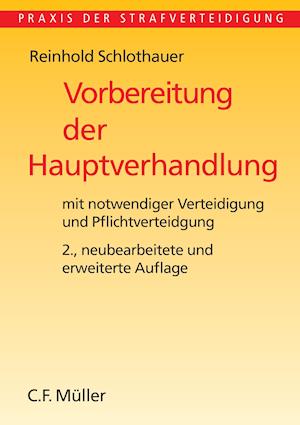 Vorbereitung Der Hauptverhandlung