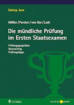 Die mündliche Prüfung im Ersten Staatsexamen