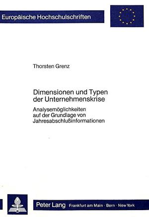 Dimensionen Und Typen Der Unternehmenskrise