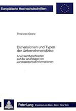 Dimensionen Und Typen Der Unternehmenskrise