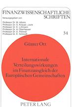 Internationale Verteilungswirkungen Im Finanzausgleich Der Europaeischen Gemeinschaften