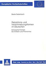 Reduktions- Und Verschmelzungsformen Im Deutschen