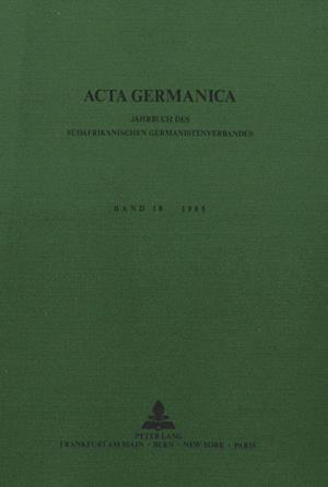 ACTA Germanica. Bd. 18, 1985