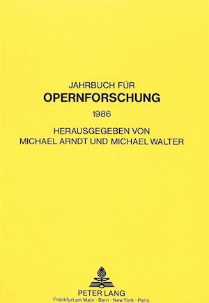 Jahrbuch Fuer Opernforschung