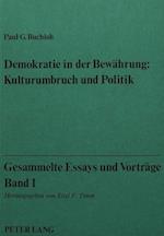 Gesammelte Essays Und Vortraege, Band I