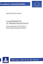 Loyalitaetsdefizite Im -Modell Deutschland-