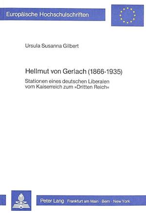 Hellmut Von Gerlach (1866-1935)