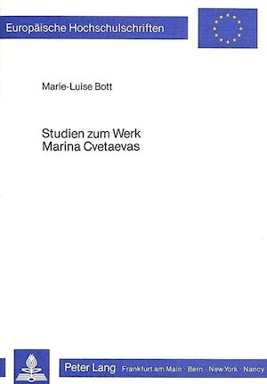 Studien Zum Werk Marina Cvetaevas