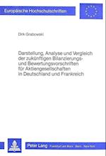 Darstellung, Analyse Und Vergleich Der Zukuenftigen Bilanzierungs- Und Bewertungsvorschriften Fuer Aktiengesellschaften in Deutschland Und Frankreich