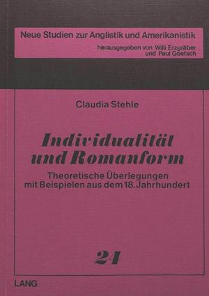 Individualitaet Und Romanform