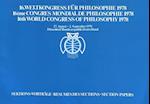 16. Weltkongress Fuer Philosophie 1978. 16eme Congres Mondial de Philosophie. 16th World Congress of Philosophy 1978