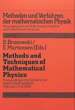 Methods and Techniques of Mathematical Physics