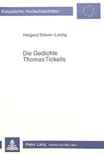 Die Gedichte Thomas Tickells