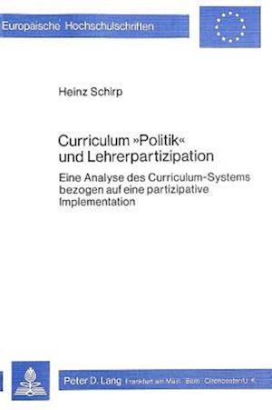 Curriculum -Politik- Und Lehrerpartizipation