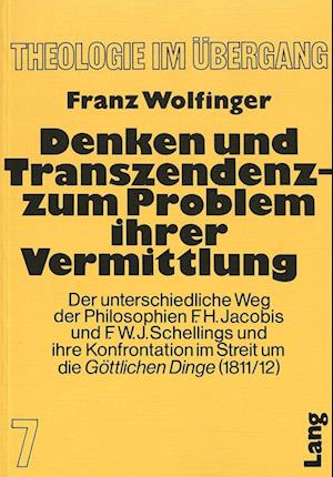 Denken Und Transzendenz - Zum Problem Ihrer Vermittlung