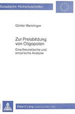 Zur Preisbildung Von Oligopolen