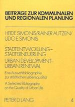 Stadtentwicklung - Stadterneuerung. Urban Development - Urban Renewel