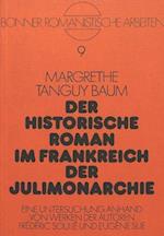 Der Historische Roman Im Frankreich Der Julimonarchie