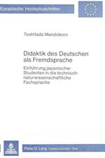 Didaktik Des Deutschen ALS Fremdsprache