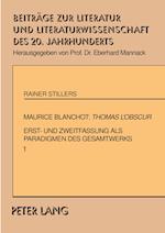 Maurice Blanchot: Thomas l'Obscur