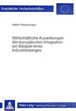 Wirtschaftliche Auswirkungen Der Europaeischen Integration Am Beispiel Eines Industriezweigs