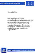 Bedingungsanalyse Internationaler Kommunikation Und Einstellungsaenderung