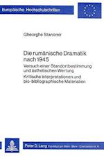 Die Rumaenische Dramatik Nach 1945