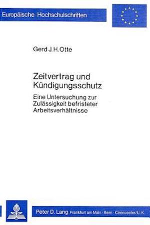 Zeitvertrag Und Kuendigungsschutz