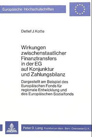 Wirkungen Zwischenstaatlicher Finanztransfers in Der Eg Auf Konjunktur Und Zahlungsbilanz