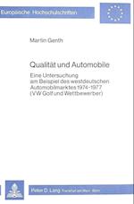 Qualitaet Und Automobile