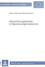 Verrechnungspreise in Spartenorganisationen