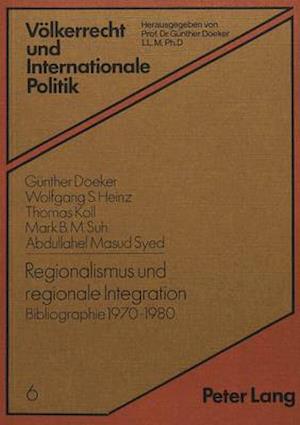 Regionalismus Und Regionale Integration