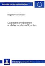 Das Deutsche Denken Und Das Moderne Spanien