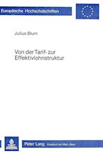 Von Der Tarif- Zur Effektivlohnstruktur