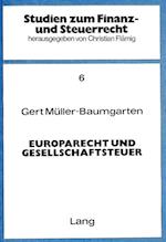 Europarecht Und Gesellschaftsteuer