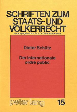 Der Internationale Ordre Public