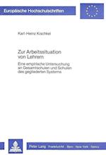 Zur Arbeitssituation Von Lehrern