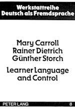 Learner Language and Control