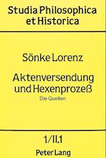 Aktenversendung Und Hexenprozess