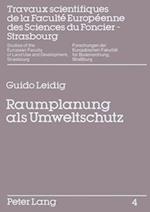 Raumplanung ALS Umweltschutz