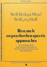 Research on Psychotherapeutic Approaches