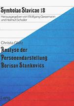 Analyse Der Personendarstellung Borisav Stankovi&#263;s