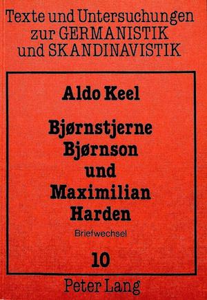 Bjornstjerne Bjornson Und Maximilian Harden